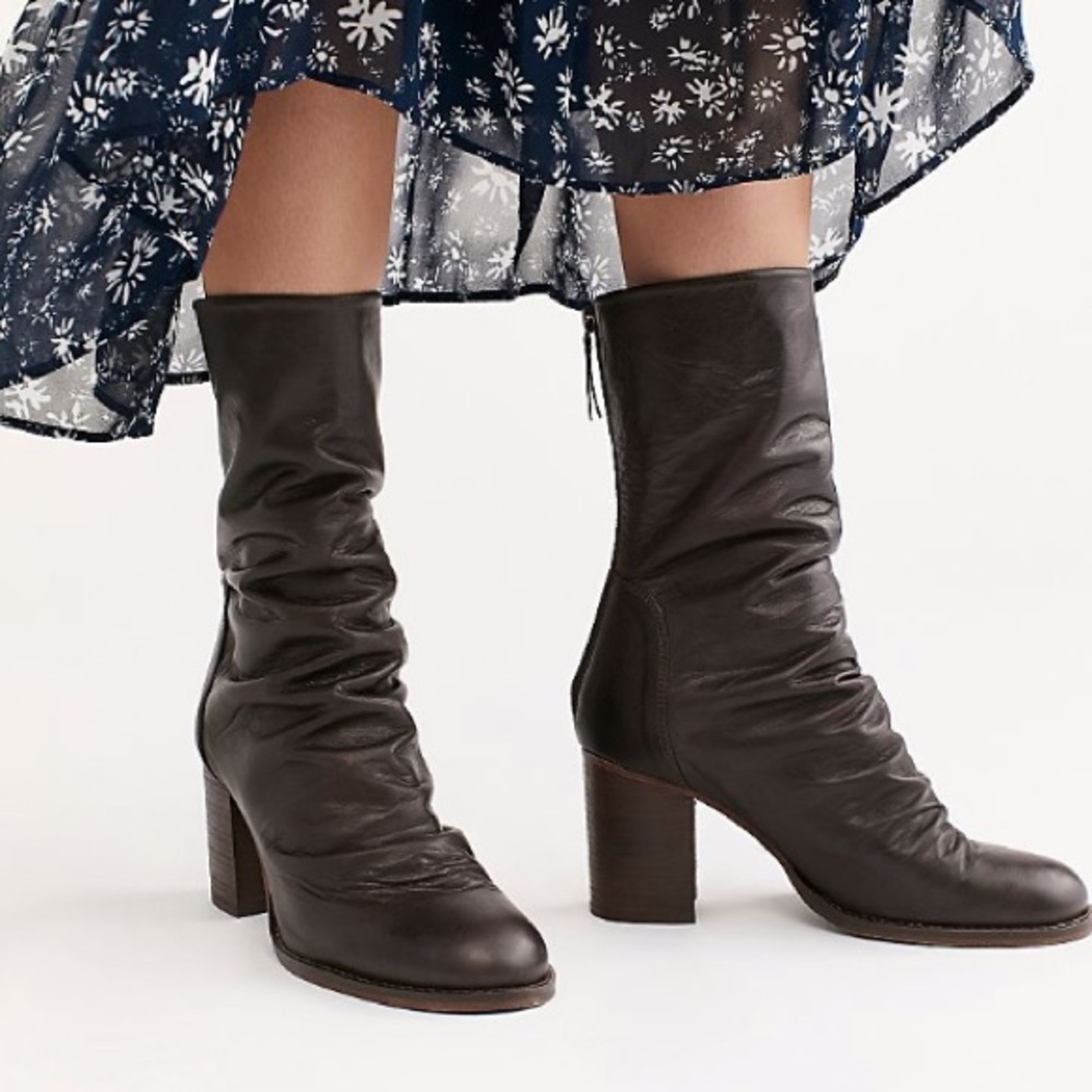Free People Elle Block Heel Boot